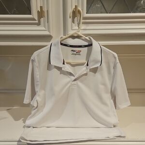Fila Kids Classic White Polo Shirt